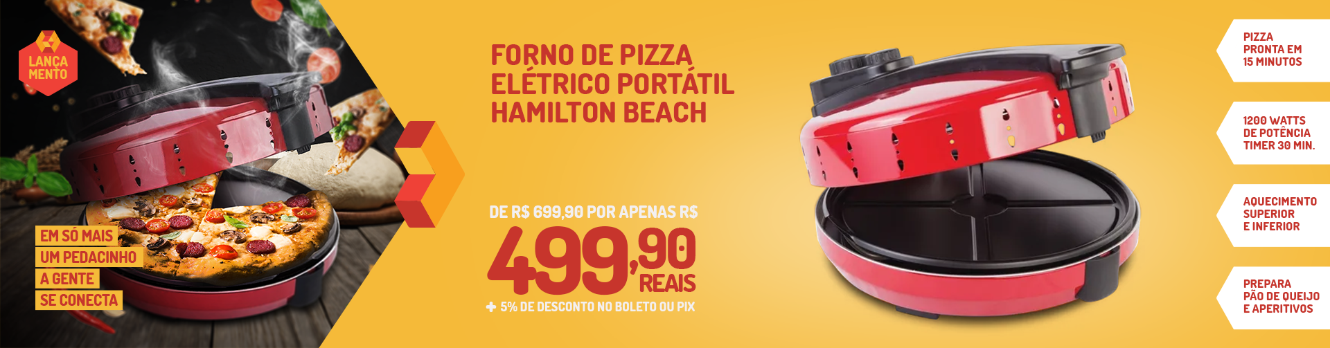 Lançamento Forno Pizza HB 12/05